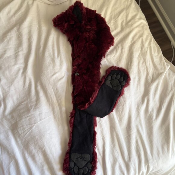 RARE Dragon Wolf SpiritHood - Picture 3 of 3